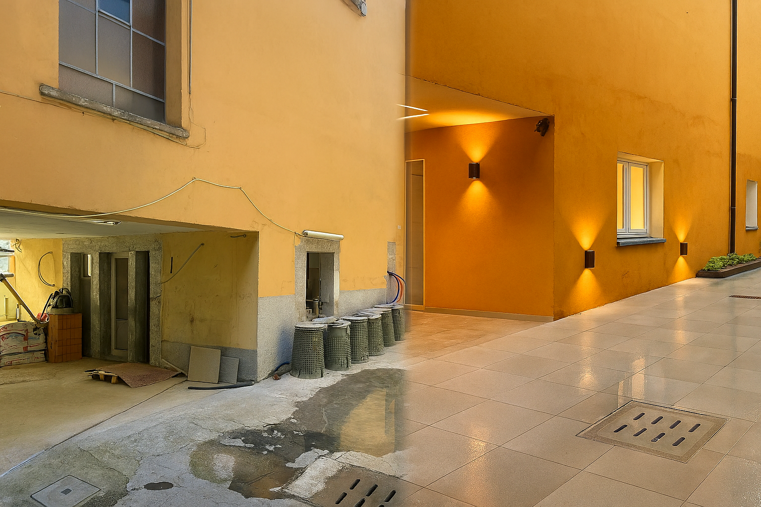 Magazzino trasformato in Loft - Apertura